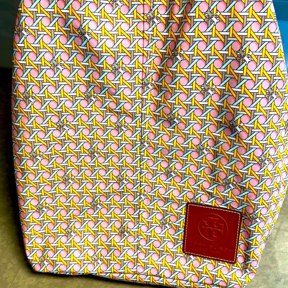 Tory Burch large nylon duffel purse